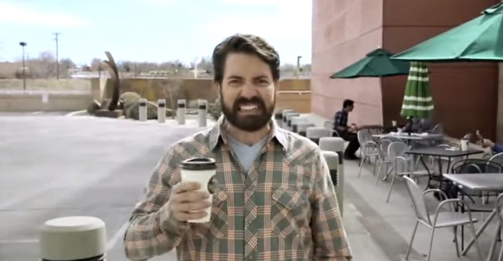 A Dude Promoting Health Insurance Leaves Chaos In His Wake