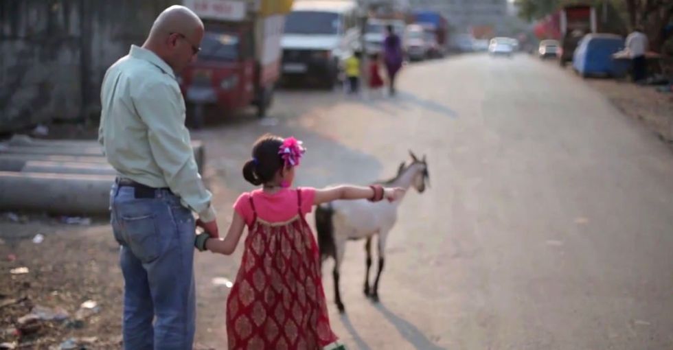 For The Dignity Of His Daughter, A Father Lives A Life As 'Poop Guy'