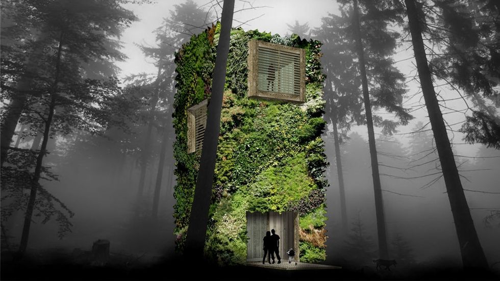 It's not an elaborate treehouse — it's a new affordable housing concept.