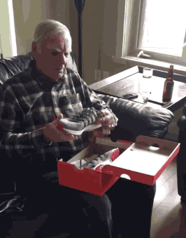 grandpa gets light up shoes