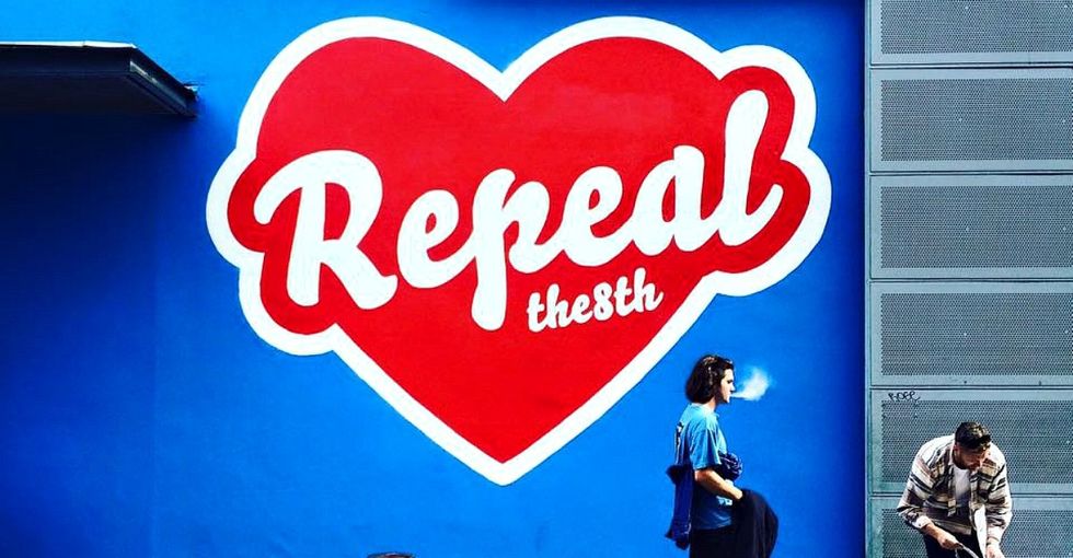 When the city painted over this abortion rights mural, artists got creative.