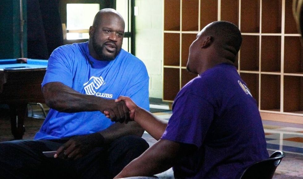 This 24-year-old had a tough upbringing, but his grandma helped turn it around. Shaq can relate.