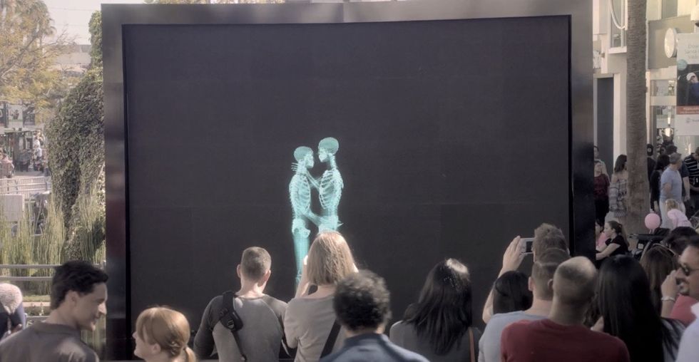 One year after this heartwarming video and we're still crazy in love with love.
