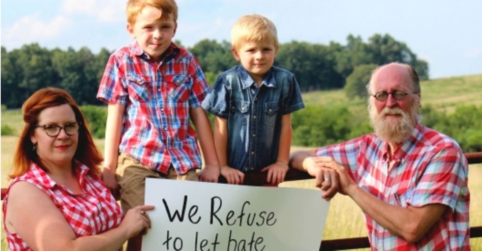 These 11 images show just how to respond when a hate group tries to set up shop near your home.