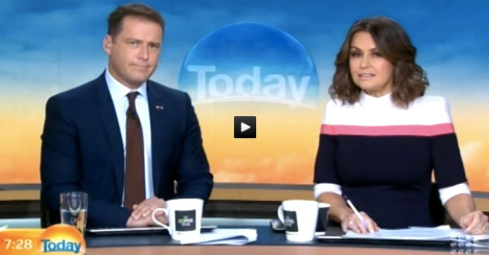 An Australian TV Host Highlighted Sexism In The News Industry Using One Knockoff Suit