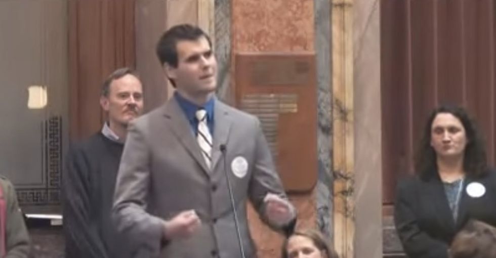 A Straight Kid Gently Smacks Around Some Homophobic Politicians In The Most Well-Mannered Way He Can