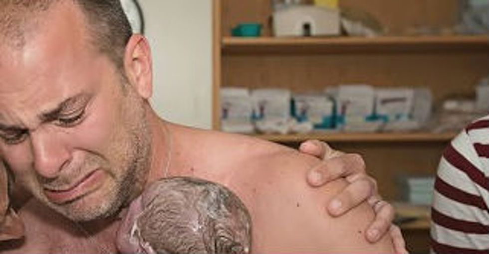 2 Men And 1 Woman Had A Baby. Here's What It Looked Like Moments Later.