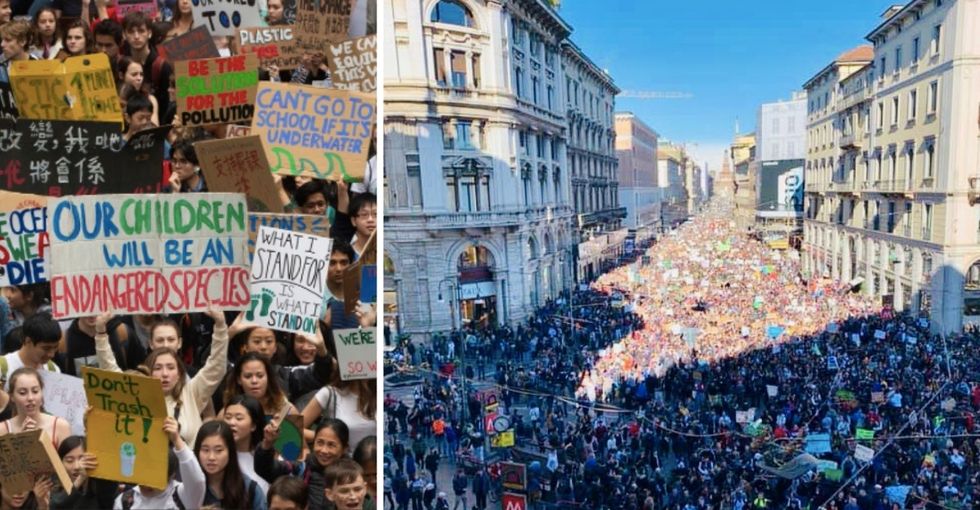 Look at the photos and videos of thousands of youth demanding climate change action NOW.