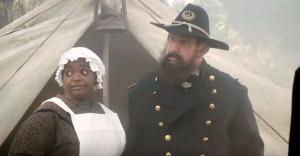 Octavia Spencer takes a hilariously educational turn as Harriet Tubman on 'Drunk History.'