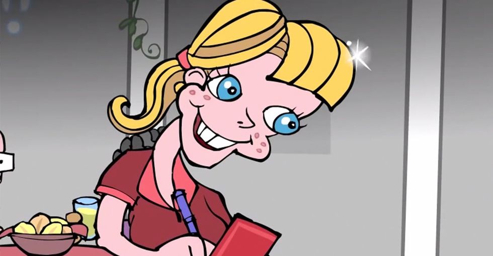 Why Waiters Only Make $2 An Hour, Explained By A Cartoon I Wish I Could Strangle