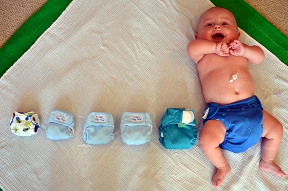 There's one huge benefit to cloth diapers, but it's probably not what