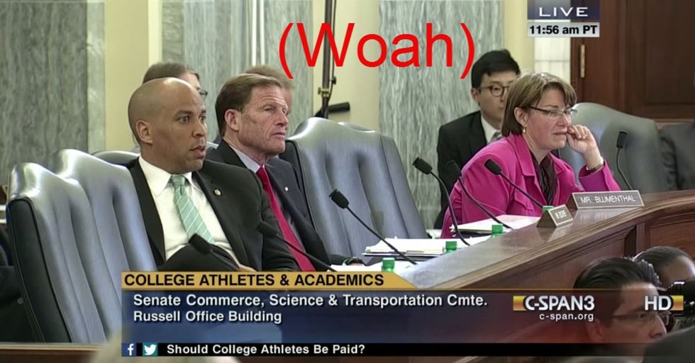 A Senator Tells This Student Not To Be Nervous. This Student Smiles It Off And Blows Everyone Away.