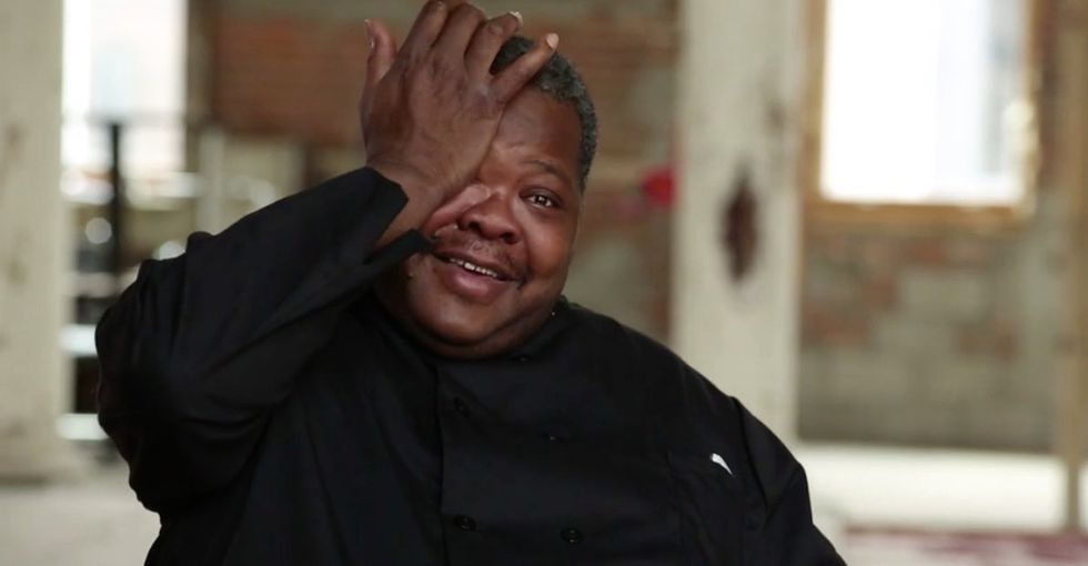 This Guy's Got Amazing Cooking Skills, But It's Not His Food That's Got Him (And Me) All Teary-Eyed