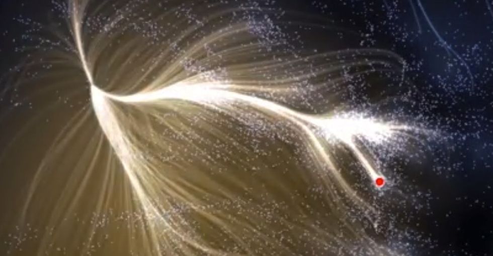 We already knew the Earth was not the center of the universe, but now we know exactly where it is.