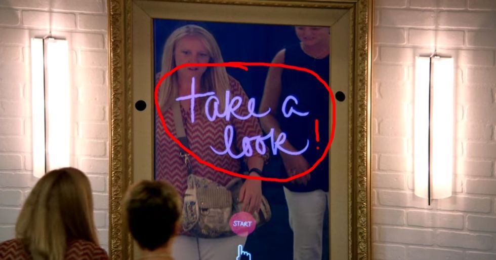 These Ladies Aren't Happy With Their Reflection. But Then The Mirror Tells The Truth.