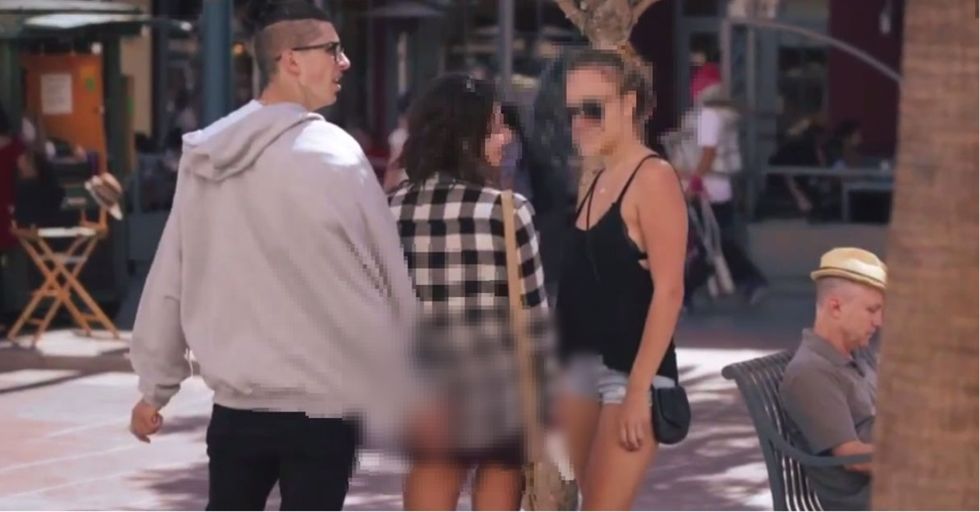 A Guy Thought It'd Be Funny To Assault Women On The Street. Another Guy Took Issue.