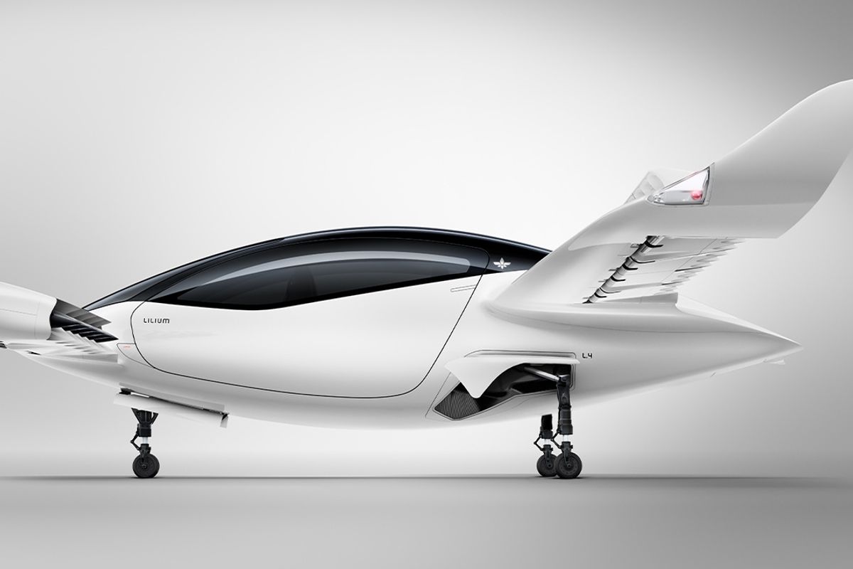 Lilium electric flying taxi
