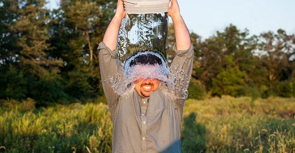 When A Golfer Dumped A Bucket Of Ice Water On His Head, I Bet He Didn't See This Coming