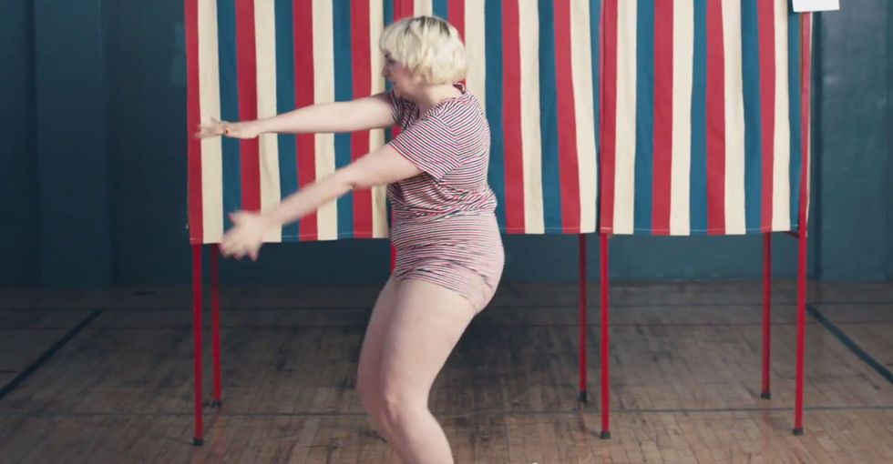 Here's The 'Rock The Vote' Video Everyone Is Talking About, Because It's Stuck In All Of Our Heads