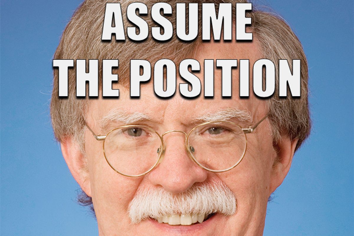 John Bolton: He's The One Who Sucks! Wonkagenda For Thurs., May 16, 2019