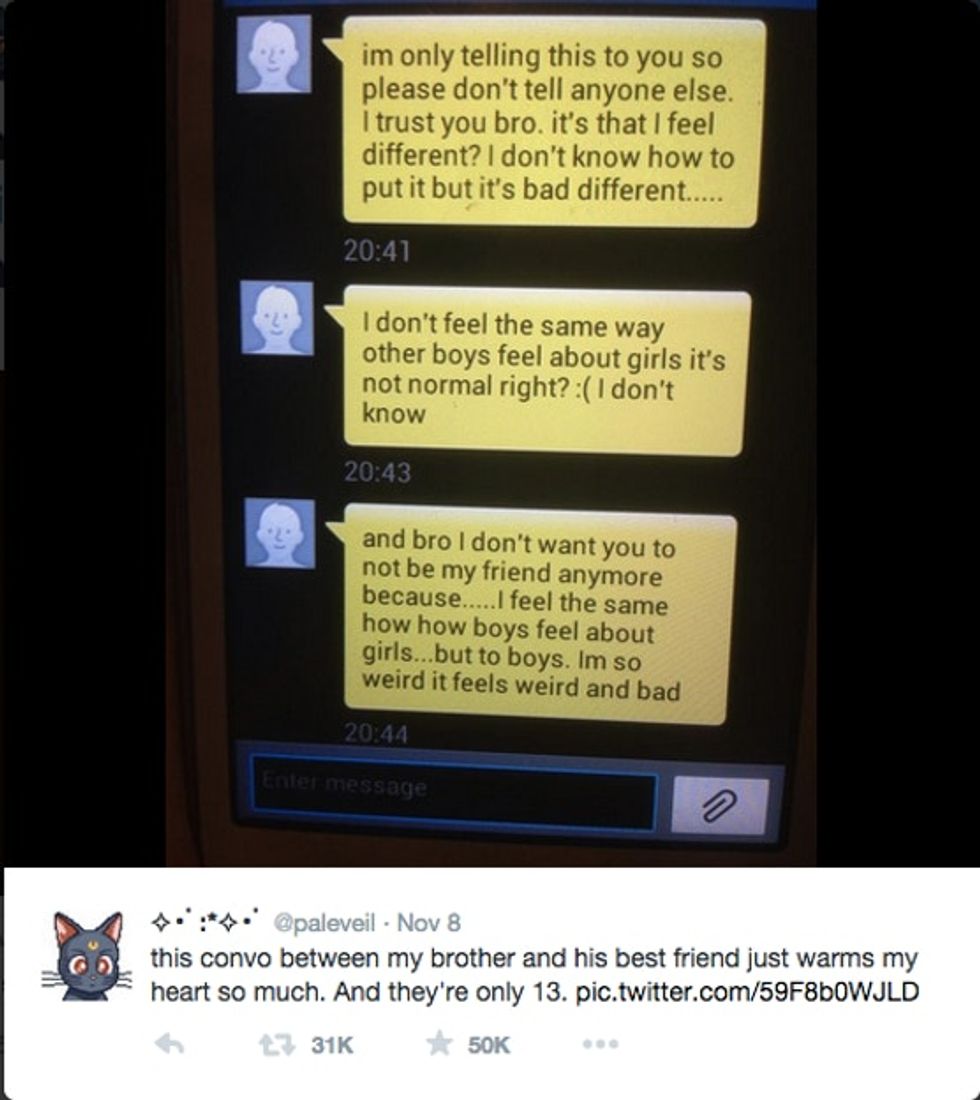 A 13-Year-Old Came Out To His Best Bro, And The Response Gave Me All The Feels