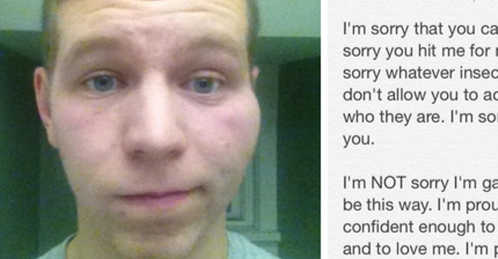 A Guy Went In For A Good-Night Kiss, And It Resulted In A Punch To The Face. Here's What He Did.