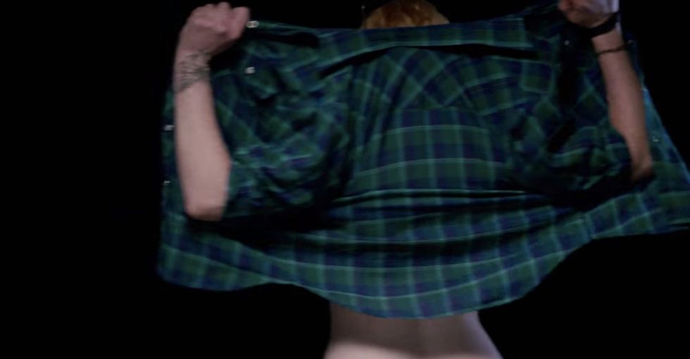 Seeing people take off their clothes might be shocking at first, but then it will make you smile.