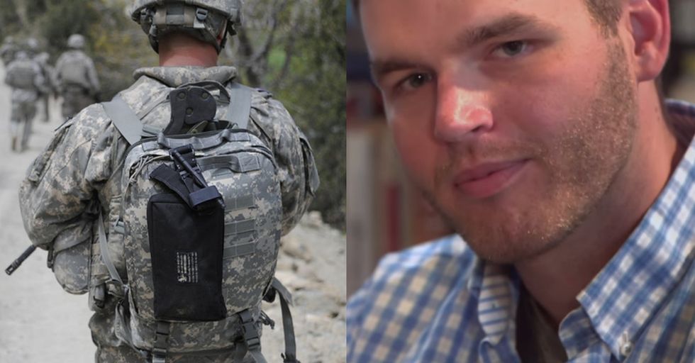 He's A Young Veteran Who Felt Like A Unicorn When Civilians Talked To Him. So He Started Something.