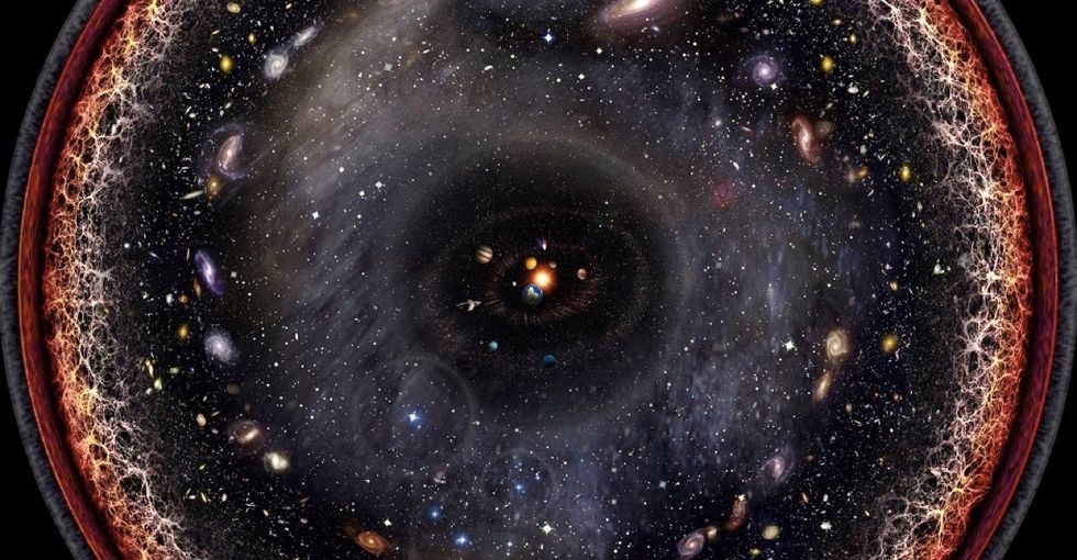 This incredible illustration captures the entire known universe in a single image.
