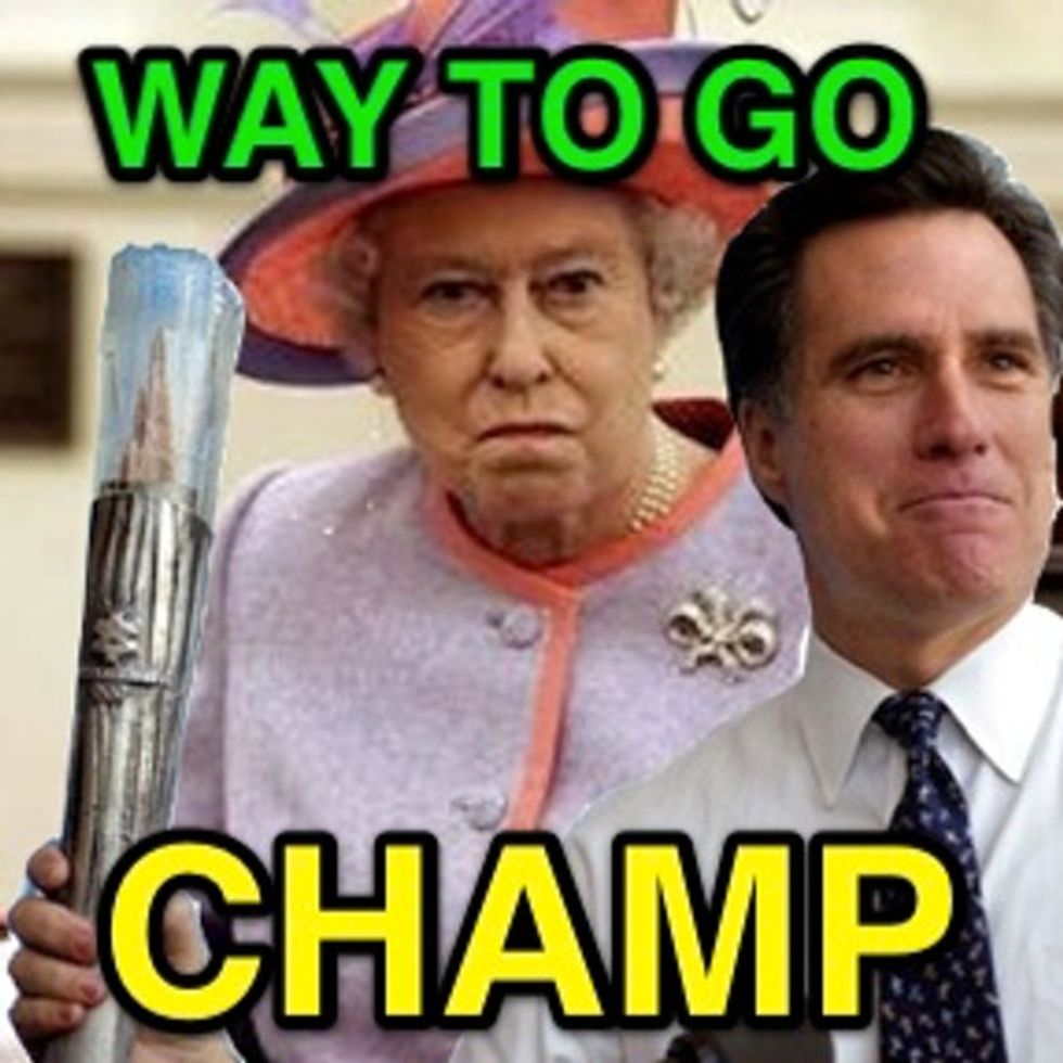 I like Mitt's new strategy of being out of touch internationally rather than just here at home.