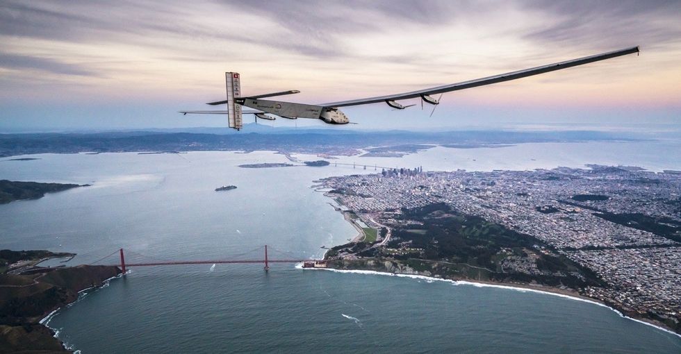 If you wanted to fly around the world, how much fuel would you need? The answer: zero.