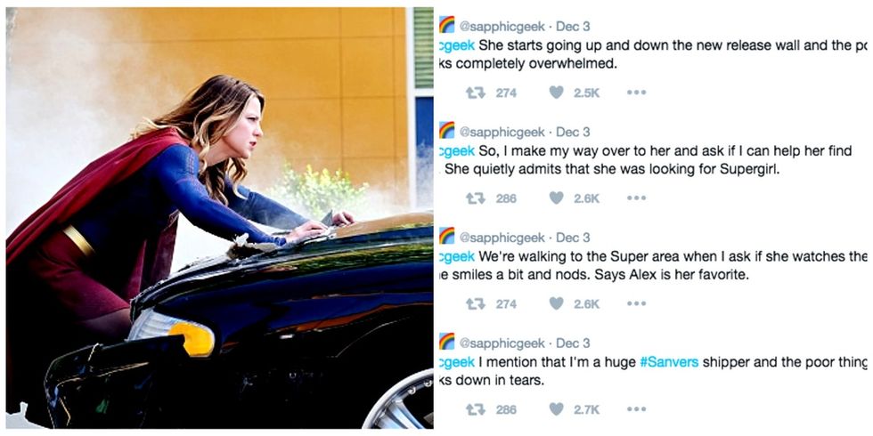 How one woman and 'Supergirl' helped a teen feel comfortable in her own skin.