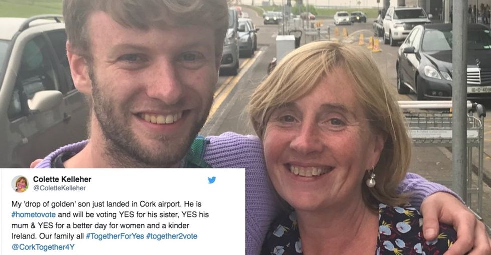 10 heartwarming, beautiful scenes and reactions to Irish people going #HomeToVote.