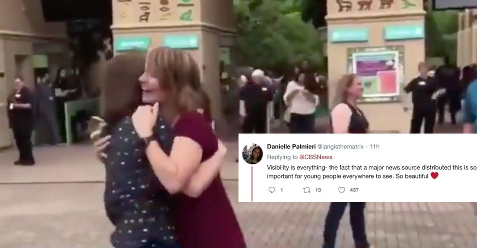 The world is grinning from ear to ear over this hilarious queer double proposal.