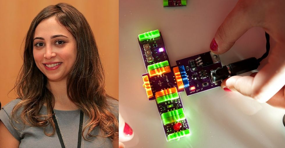 Anyone could become an engineer with her tiny, simple set of tools. Meet littleBits.