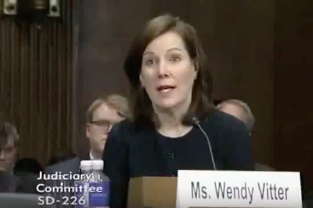 Anti-Abortion, Right-Wing Hack Wendy Vitter Ready To Judge You PROFESSIONALLY