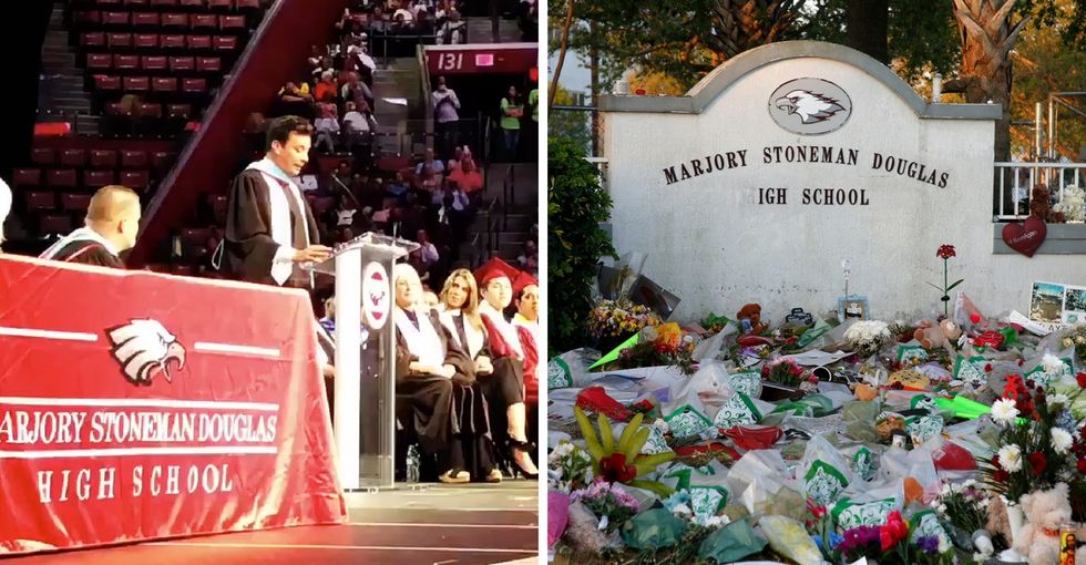 Jimmy Fallon's moving message to Parkland graduates is a must-watch.