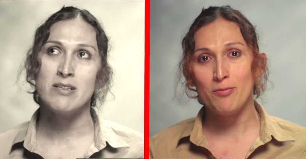 They put her in solitary confinement for 7 months. Before that, she was in a prison full of men.