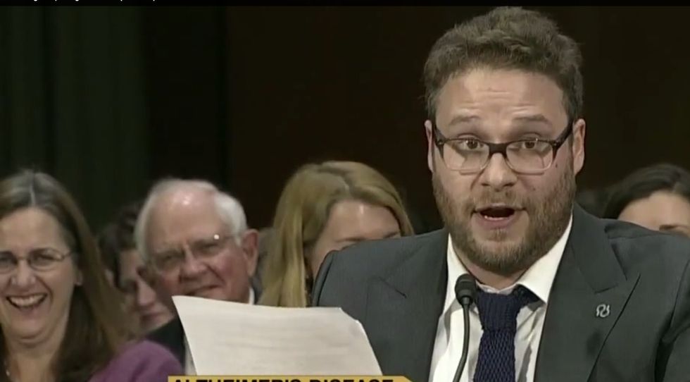 Seth Rogen testifies before Congress and is surprisingly well-received.