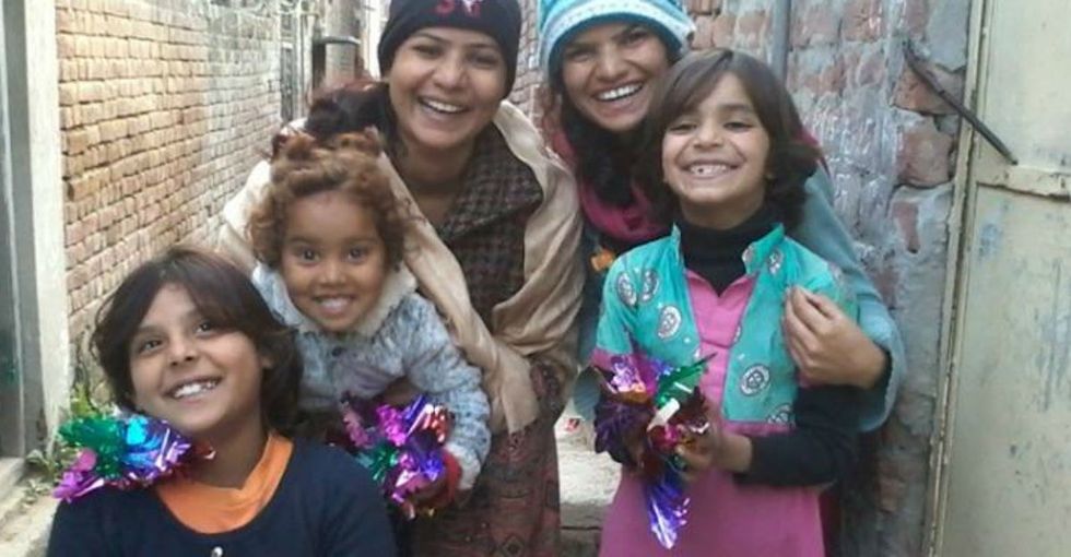 Despite death threats, she's still teaching. And a global online community has her back.