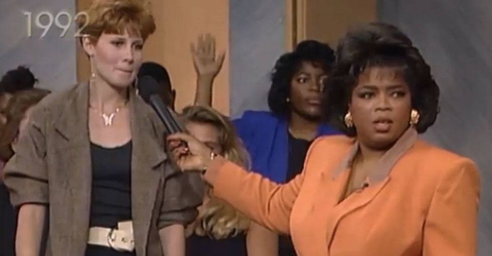Banned From The Front Row At Oprah Because They Had The Wrong Eye Color. Really.