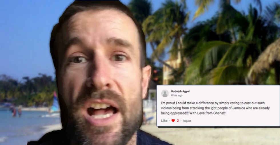 An anti-gay pastor tried to visit Jamaica. The entire country said, 'No thanks.'