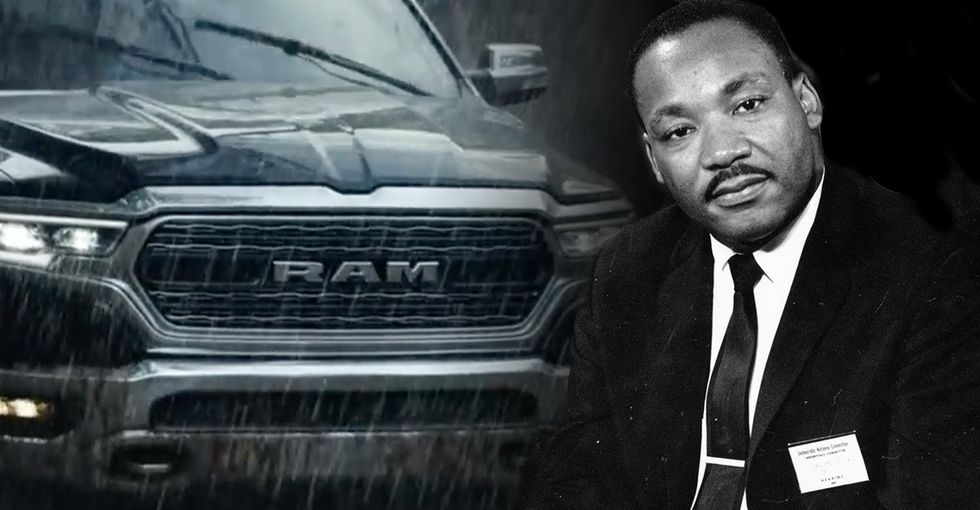 Ad execs probably should have read the full MLK speech before making that commercial.