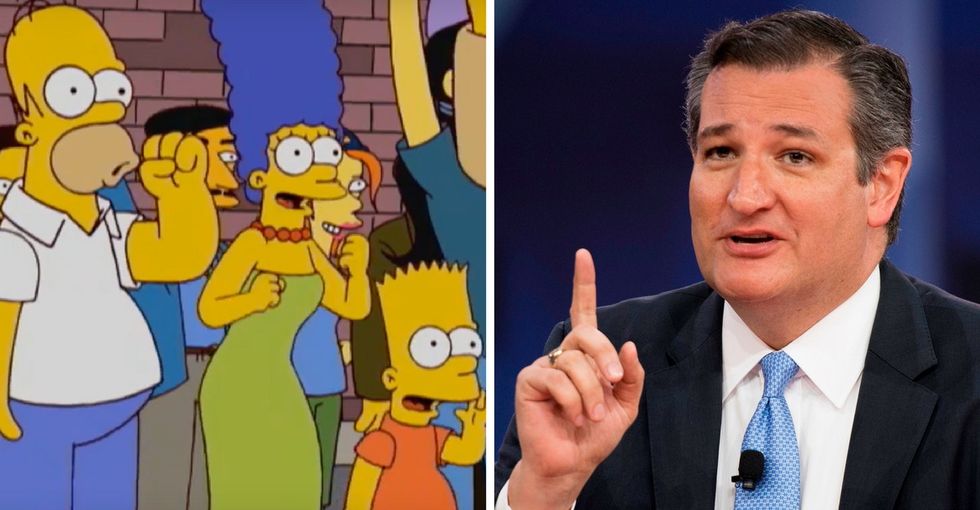 'Simpsons' creators hilariously slam Ted Cruz for his CPAC comments.