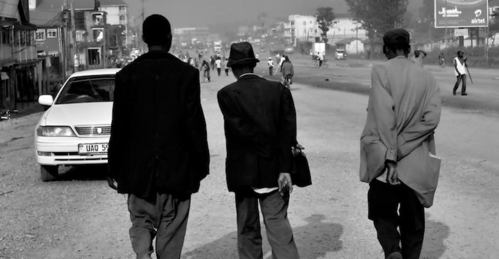 A Description Of What It Sounds Like When A Black Man Walks. I Won't Look At Them The Same Way.