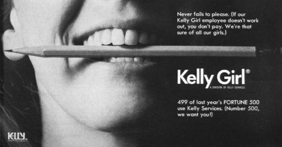 A 40-Year-Old Ad For Temps That's As Sexist As It Is Wildly Revealing About Today