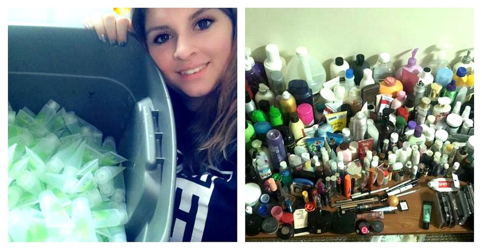 Horrified by how much plastic is in the ocean, this girl ramped up her recycling game.