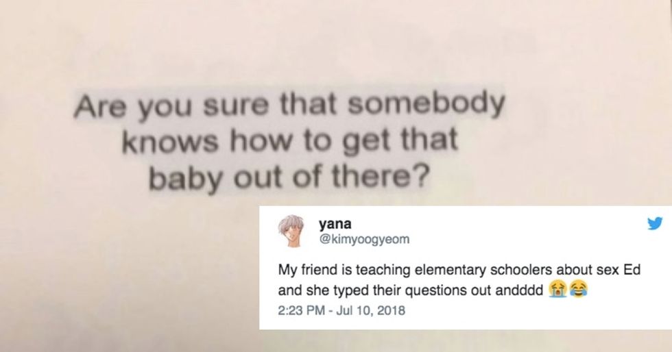 Think young kids don't need sex ed? These adorably honest questions show they do.