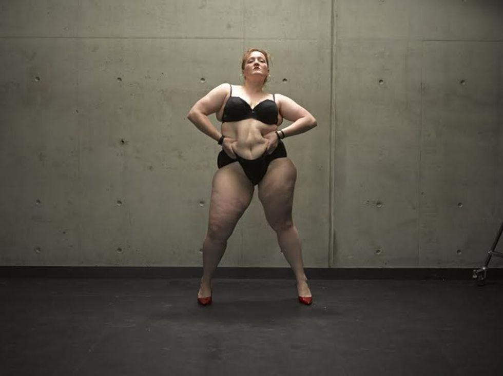 People with fat bodies went on stage because they wanted to see how people would respond.