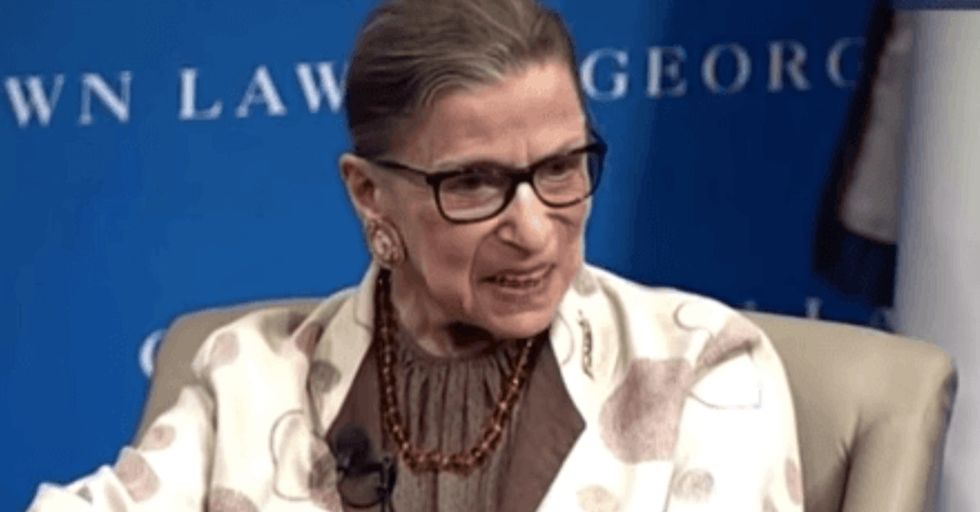 An 81-year-old Supreme Court justice just gave the most badass answer to a ridiculous question.